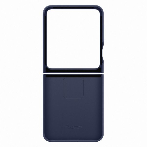 Samsung Original Coque en silicone Ring Samsung Galaxy Z Flip 6 / Flip 7 FE - Navy
