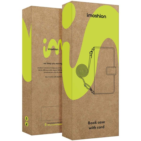 imoshion Etui de télephone portefeuille avec cordon Apple iPhone 15 - Rouge