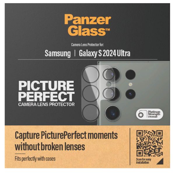 PanzerGlass Protection Caméra en verre trempé Samsung Galaxy S24 Ultra