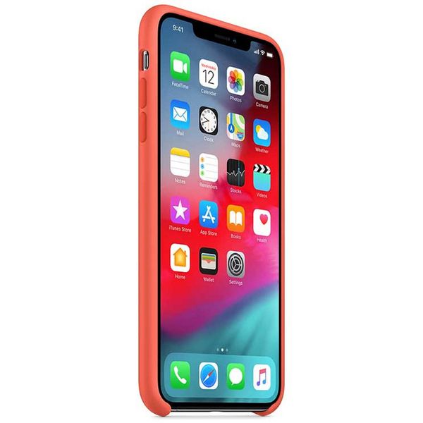 Apple Coque en silicone Apple iPhone Xs Max - Nectarine