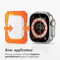 Accezz Protecteur d'écran en verre trempé avec applicateur Apple Watch Ultra (2) - 49 mm