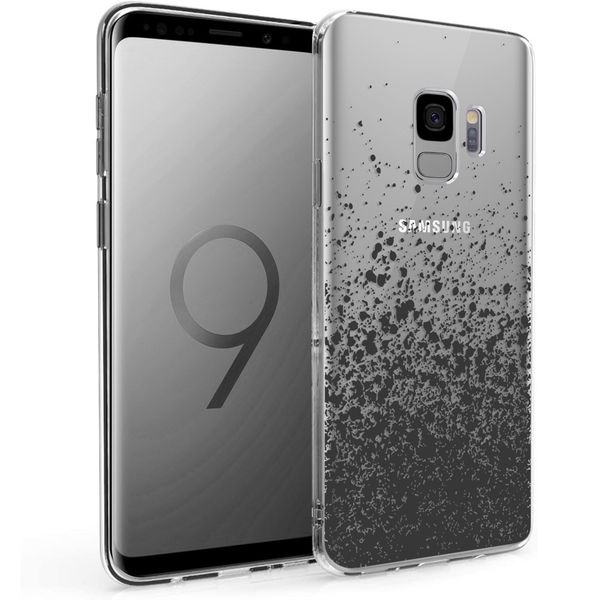 imoshion Coque Design Samsung Galaxy S9 - Eclaboussures - Noir