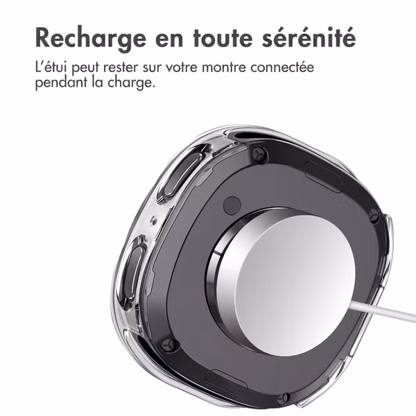 imoshion Coque rigide à couverture complète Samsung Galaxy Watch 8 (44 mm) - Transparent