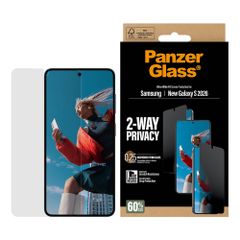 PanzerGlass Protection d'écran Privacy Ultra-Wide Fit Anti-bactérienne avec applicateur Samsung Galaxy S26