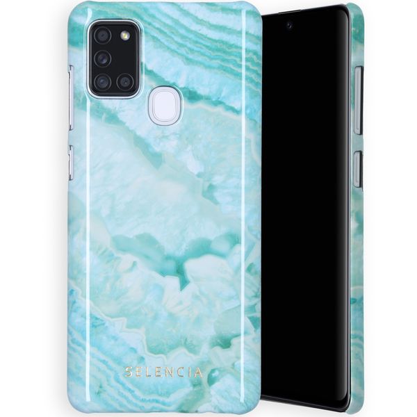 Selencia Coque Maya Fashion Samsung Galaxy A21s - Agate Turquoise