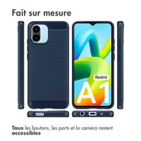 imoshion Coque Brushed Xiaomi Redmi A1 / A2 - Bleu foncé