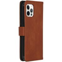 imoshion Étui de télephone portefeuille de luxe Apple iPhone 12 (Pro) - Marron