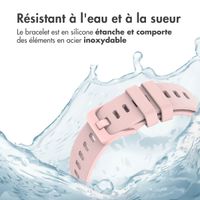 imoshion Bracelet sport en silicone avec boucle - Connexion universelle 20 mm - Rose