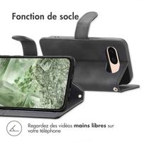 imoshion Etui de téléphone portefeuille avec cordon Google Pixel 8a - Noir