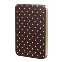 Burga Powerbank magnétique 5 000 mAh - MagSafe et Qi2 - Sorry Busy / Gold