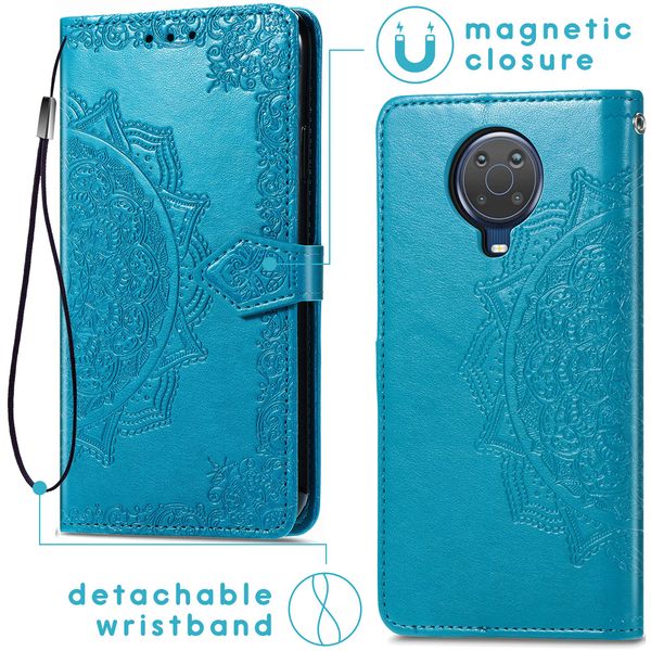 imoshion Etui de téléphone Mandala Nokia G10 / G20 - Turquoise