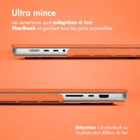 imoshion Coque rigide pour MacBook Pro 16 pouces (2021) / Pro 16 pouces (2023) M3 chip - A2485 / A2780 / A2991 / A3186 / A3403 - Apricot Crush Orange