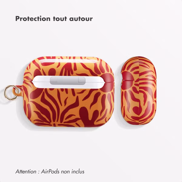 Selencia Coque Vivid Apple AirPods Pro - Tropical Vibes Apricot