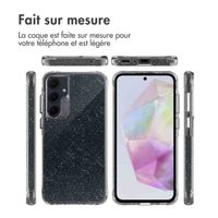 imoshion Coque arrière transparente Pailletée Samsung Galaxy A35 - Argent