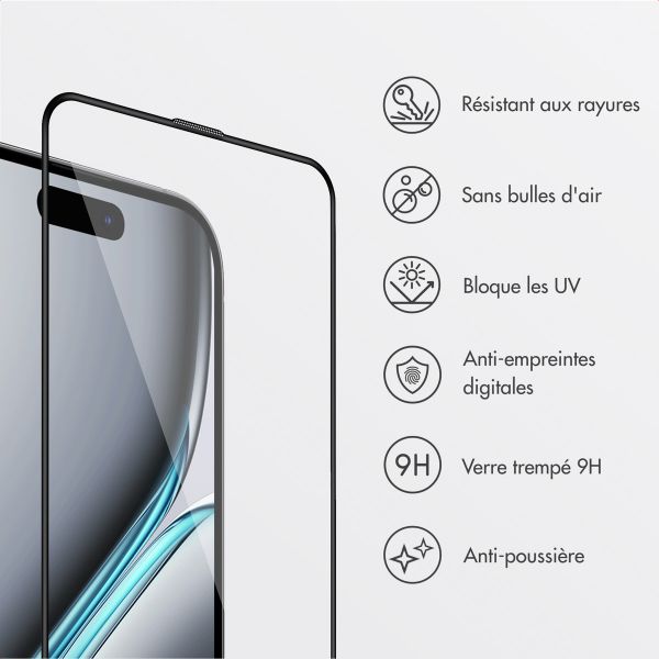 Accezz Protecteur d’écran en verre trempé + Applicateur Apple iPhone 17