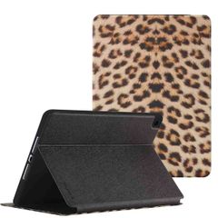 Selencia Coque tablette Vivid Apple iPad 9 (2021) 10.2 pouces / iPad 8 (2020) 10.2 pouces / iPad 7 (2019) 10.2 pouces - Wild Leo