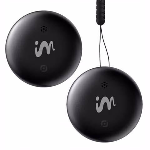 imoshion Wireless Tag - Tracker Bluetooth pour Android - 2 pack - Noir