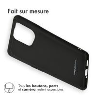 imoshion Coque Couleur pour Oppo Find X5 5G - Noir