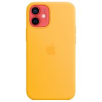 Apple Coque en silicone MagSafe Apple iPhone 12 Mini - Sunflower