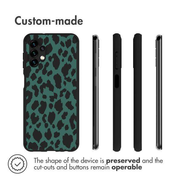 imoshion Coque Design Samsung Galaxy A13 (5G) / A04s - Green Leopard