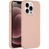 Accezz Coque Liquid Silicone iPhone 13 Pro Max - Rose