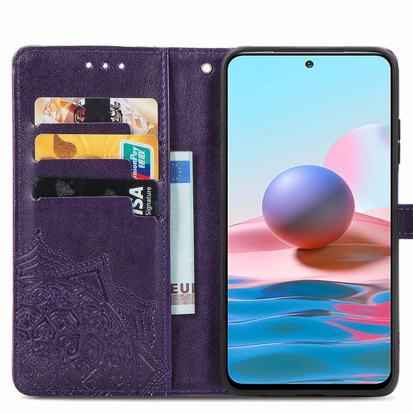 imoshion Etui de téléphone Mandala Xiaomi Redmi Note 10 (4G) / Note 10S - Violet