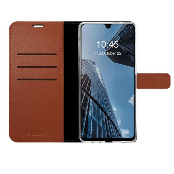 Valenta Etui téléphone portefeuille Samsung Galaxy A32 (5G) - Brun