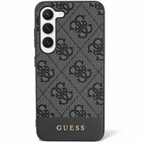 Guess Coque arrière Bottom Stripe 4G Samsung Galaxy S24 Plus - Noir