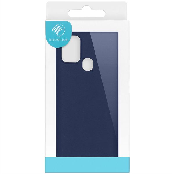 imoshion Coque Couleur Samsung Galaxy A21s -  Bleu foncé