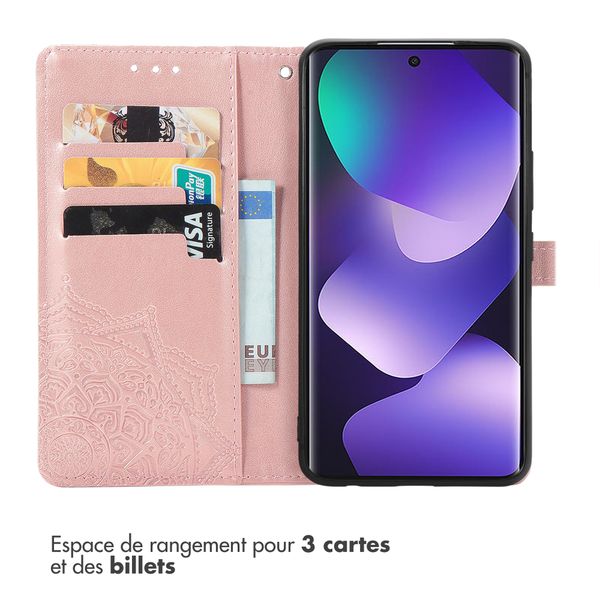 imoshion Etui de télephone Mandala Xiaomi Redmi Note 15 (5G) - Rose Gold