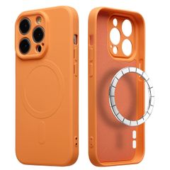 imoshion Coque Couleur avec MagSafe Apple iPhone 15 Pro - Neon Orange