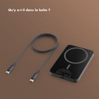 Selencia Powerbank Vivid 5 000 mAh - MagSafe et Qi2 - Noir / Leopard