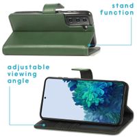 imoshion Étui de télephone portefeuille de luxe Samsung Galaxy S21 - Vert