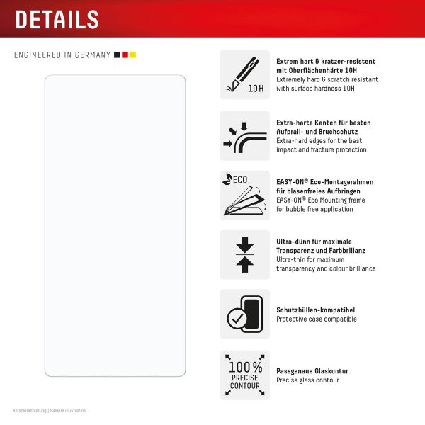 Displex Protection d'écran en verre trempé Real Glass Samsung Galaxy S25 Ultra