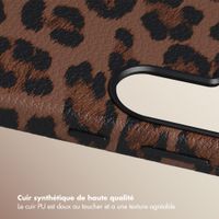 Selencia Coque Sabi imprimé panthère avec MagSafe Samsung Galaxy S26 - Mocha Brown