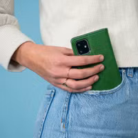imoshion Étui de télephone portefeuille de luxe Apple iPhone 8 Plus / 7 Plus - Vert