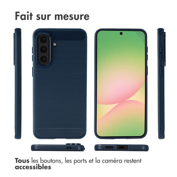 imoshion Coque Brushed Samsung Galaxy A57 (5G) - Bleu