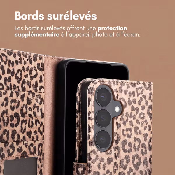 imoshion Étui de télephone portefeuille Design Samsung Galaxy S26 - Leopard Mood
