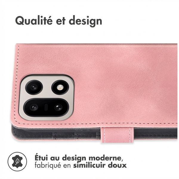 imoshion Etui de télephone portefeuille avec cordon OnePlus 15 - Rose
