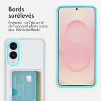 imoshion Coque silicone avec porte-cartes Samsung Galaxy S25 Edge - Transparent