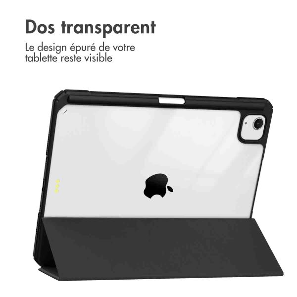 imoshion Coque tablette rigide Trifold Apple iPad Air 13 pouces (2025) M3 / (2024) M2 - Noir