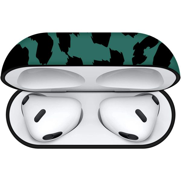 imoshion ﻿Coque Hardcover Design AirPods 3 (2021) - Green Leopard