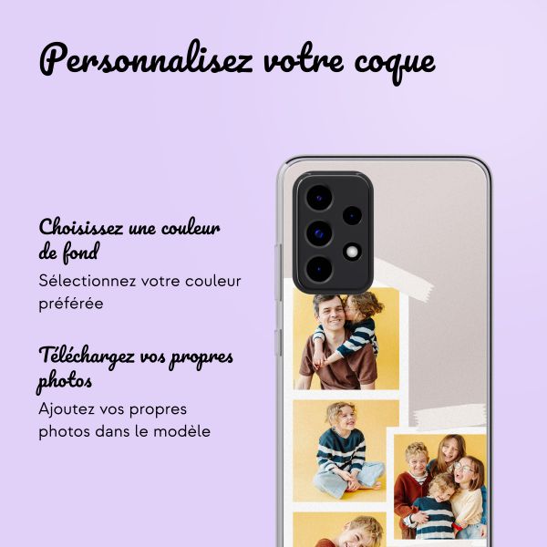 Coque personnalisée avec pellicule N°1 Samsung Galaxy A52(s) (5G/4G) - Transparent