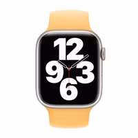 Apple Bracelet Boucle unique en Silicone Apple Watch | 44/45/46/49 mm - Taille 8 - Sunglow