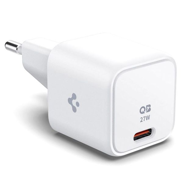 Spigen ﻿ArcStation - Chargeur USB-C - Power Delivery - 27 Watts - Blanc