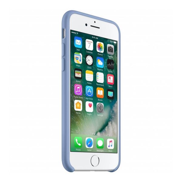 Apple Coque en silicone Apple iPhone SE (2022 / 2020) / 8 / 7 - Azure