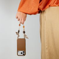 Selencia Cordon de téléphone Satin Stone - Brown
