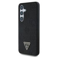 Guess Coque 4G Logo Triangle Strass Samsung Galaxy S25 - Noir