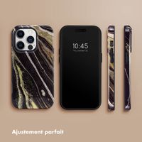 Selencia Coque arrière Vivid Tough iPhone 14 Pro - Chic Marble