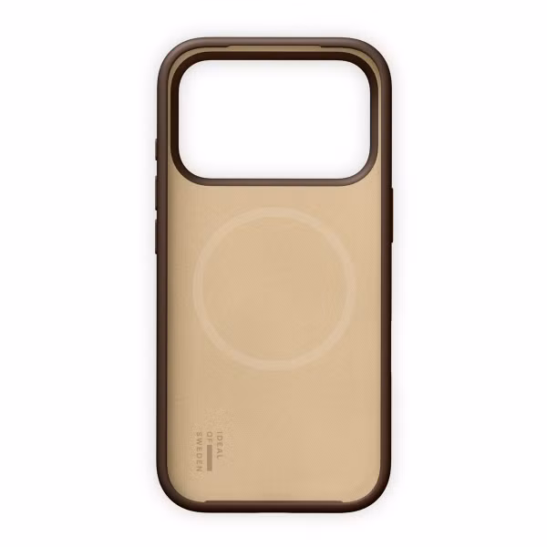 iDeal of Sweden Coque en silicone avec MagSafe Apple iPhone 17 Pro Max - Mocha Mousse